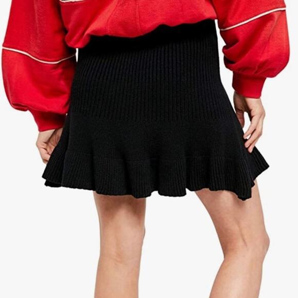 Free People Solid Sweater Skirt - Picture 2 of 11